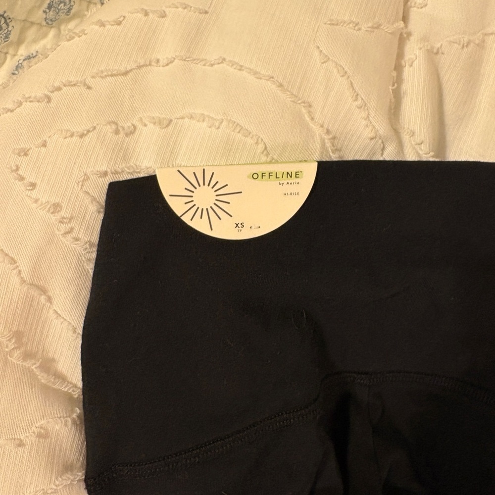 Aerie high rise Black Leggings NWT XS